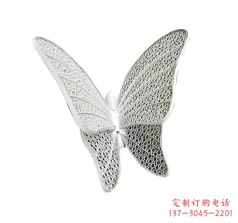 长春不锈钢绿地蝴蝶雕塑