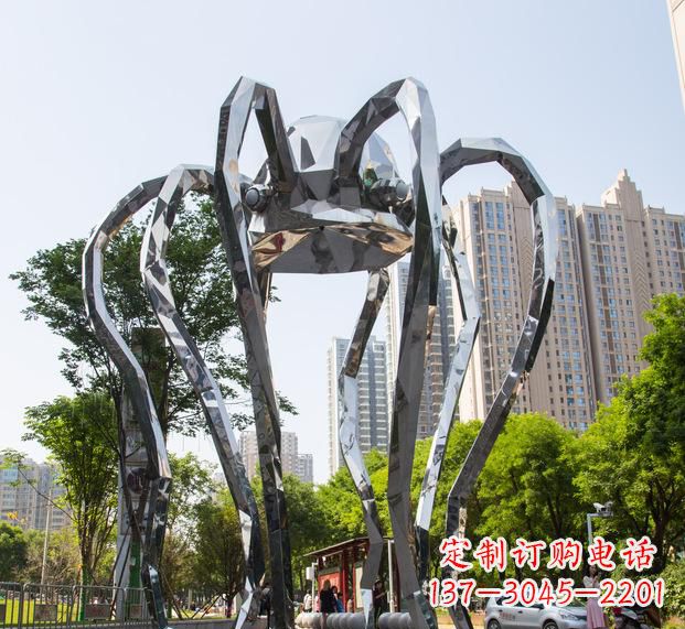 长春精致的不锈钢螃蟹雕塑