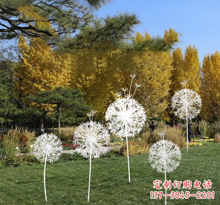 长春不锈钢蒲公英景观雕塑艺术与美的完美结合