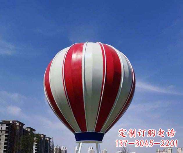 长春不锈钢热气球雕塑给景观增添精彩