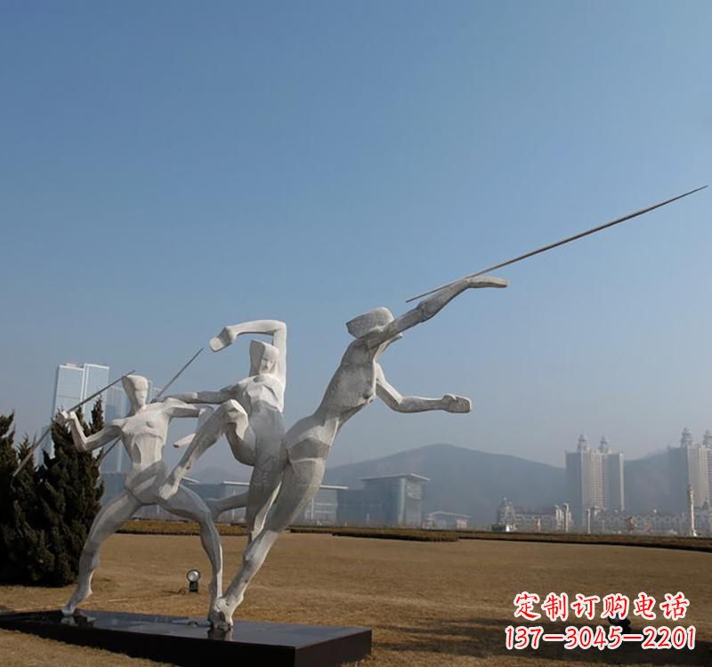 长春不锈钢标枪雕塑