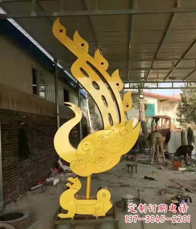 长春不锈钢铁艺凤凰雕塑