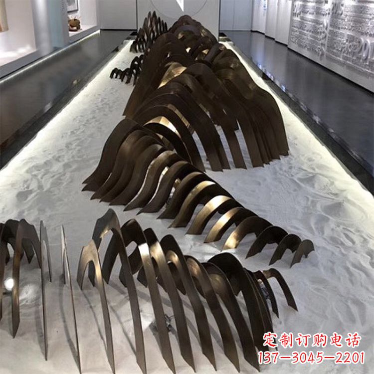 长春不锈钢铁艺假山雕塑让自然风景回归