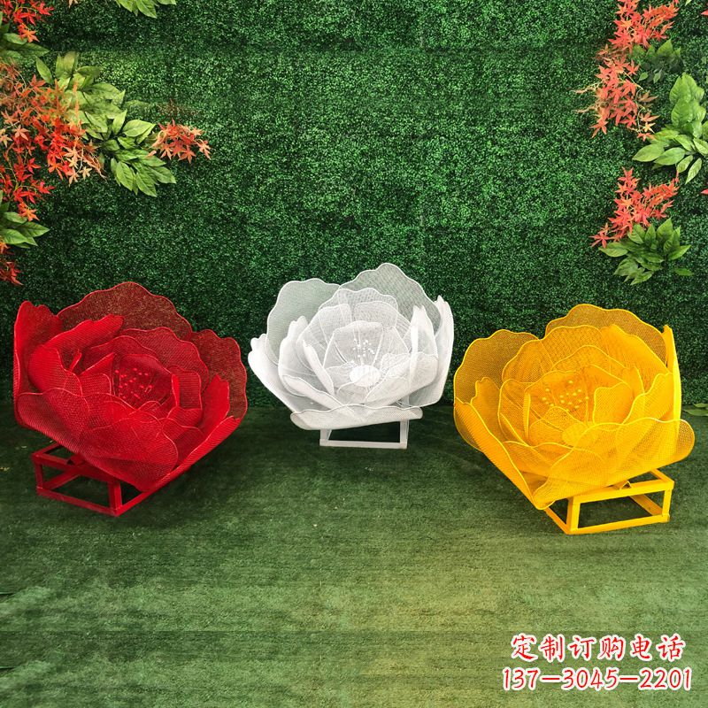 长春不锈钢玫瑰雕塑精致的艺术品