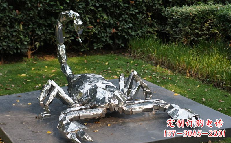 长春不锈钢蝎子雕塑
