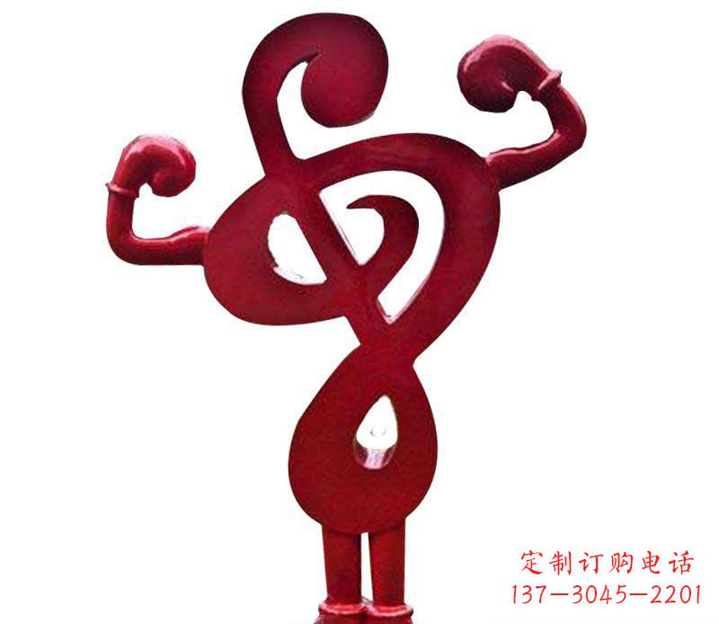 长春音符之美——不锈钢音符雕塑