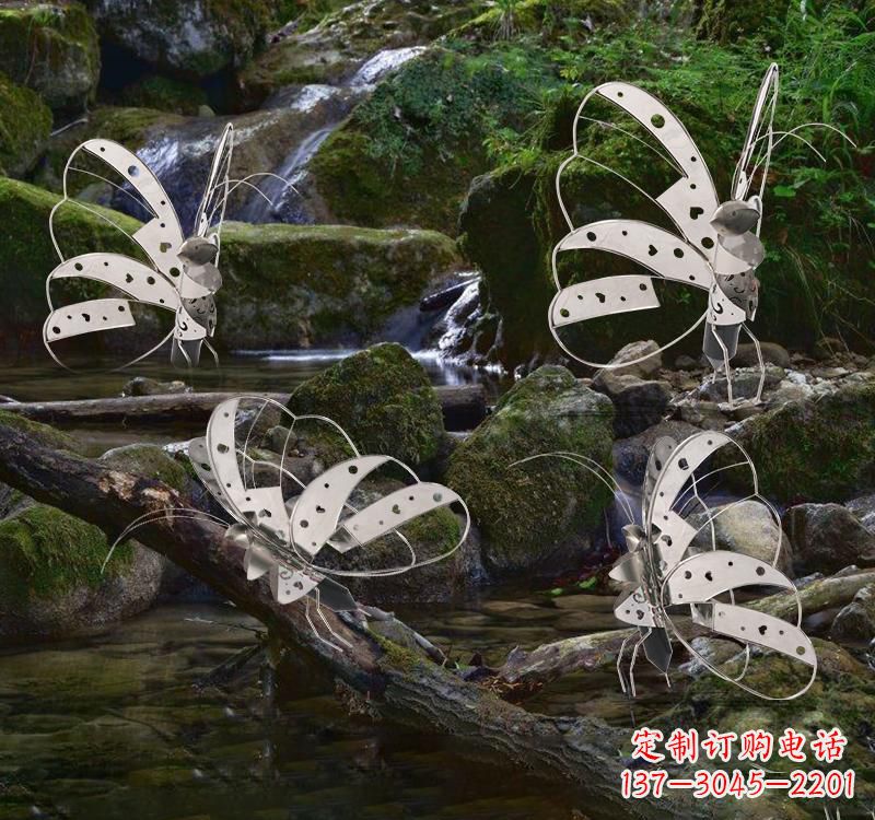 长春不锈钢园林艺术镂空蝴蝶雕塑——绽放自然之美