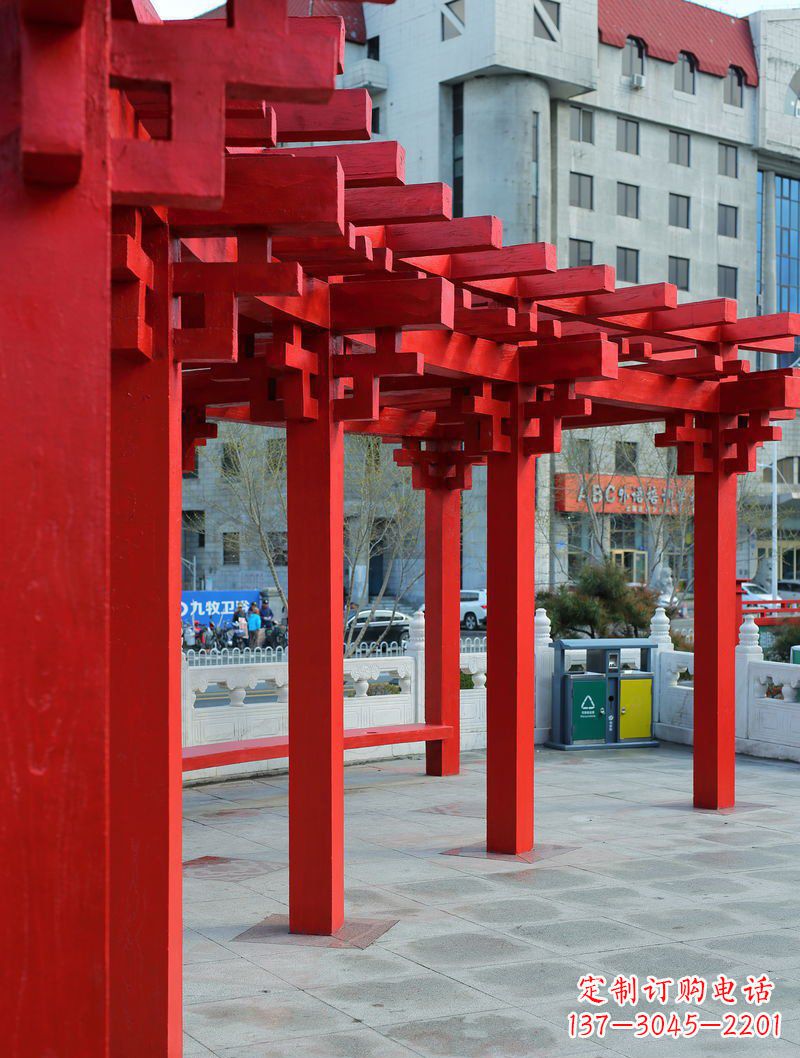 长春长廊雕塑描绘城市景观的艺术作品
