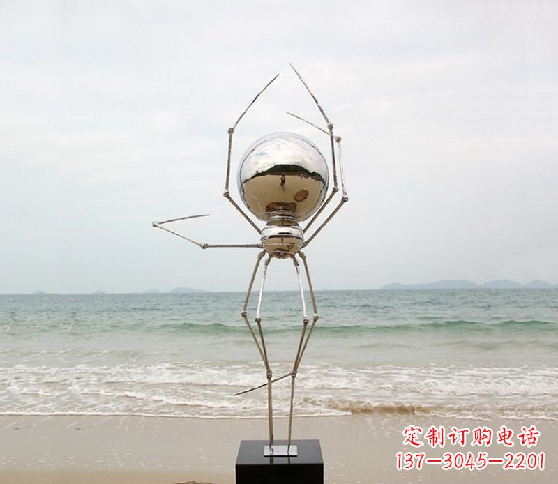 长春不锈钢的蜘蛛侠雕塑