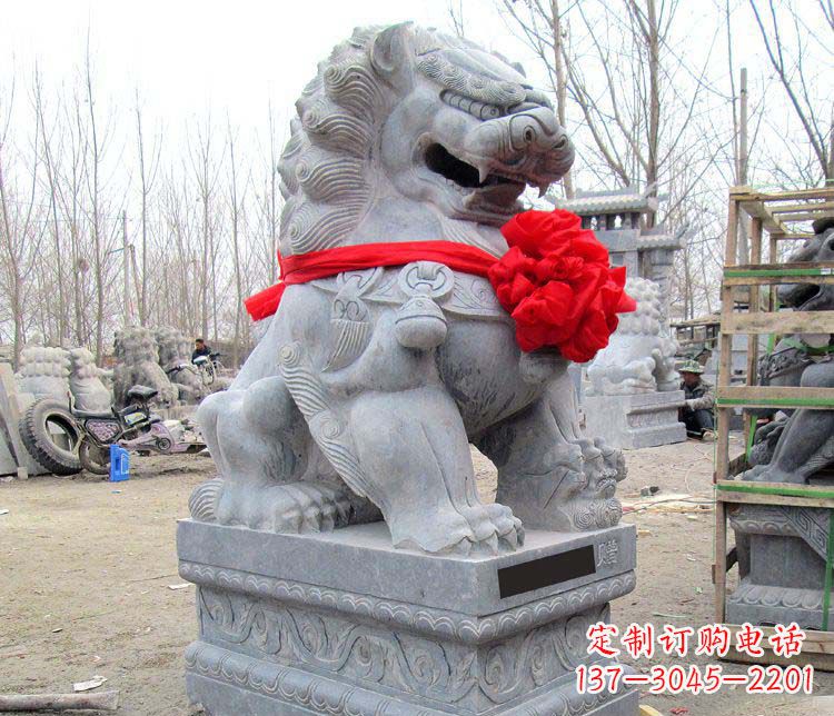 长春雄壮狮子石雕——欢迎来到宁波