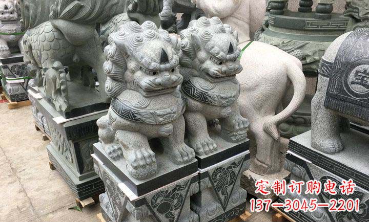 长春瑞士狮子门口雕塑