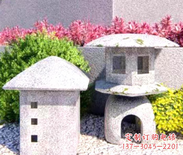 长春草坪大理石石灯雕塑的传统文化