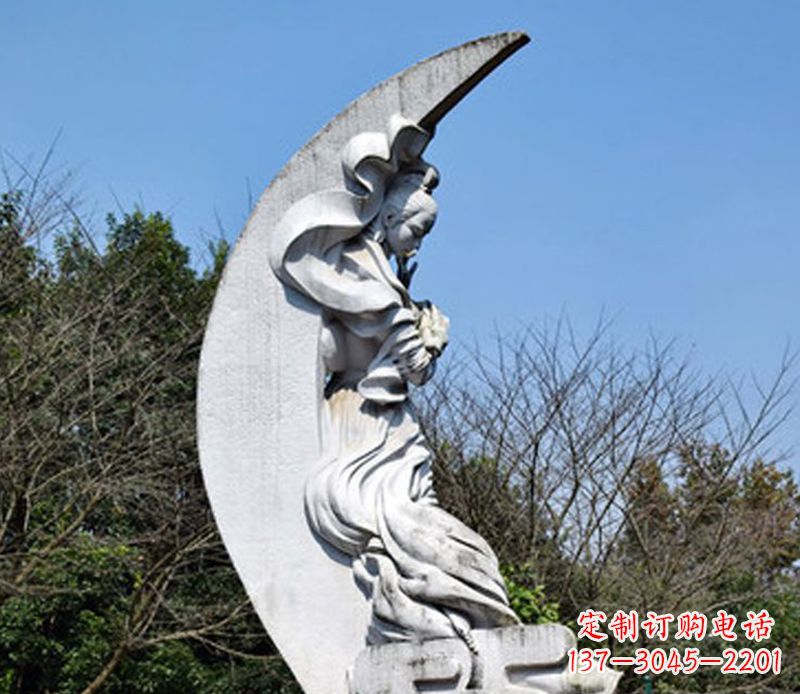 长春嫦娥奔月传承中国传统文化的雕塑之美