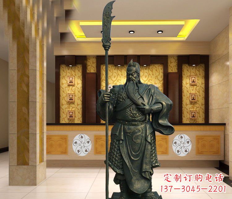 长春关公雕塑——传承弘扬中华文化