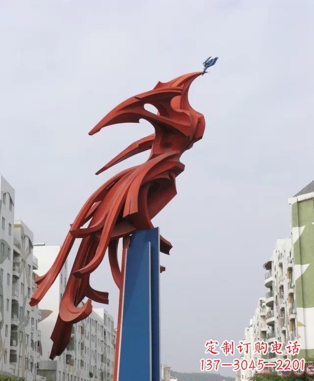 长春凤凰雕塑传承古老文化的艺术精品