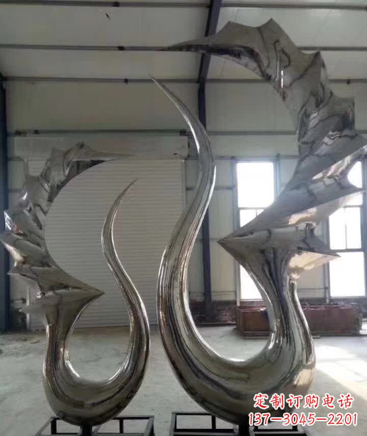 长春精美的天鹅不锈钢雕塑