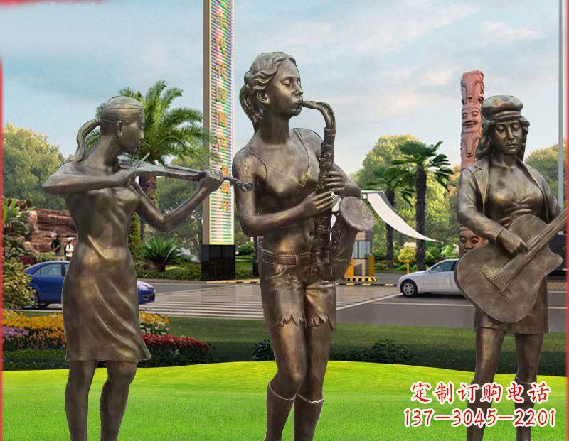 长春萨克斯雕塑艺术与历史的结晶