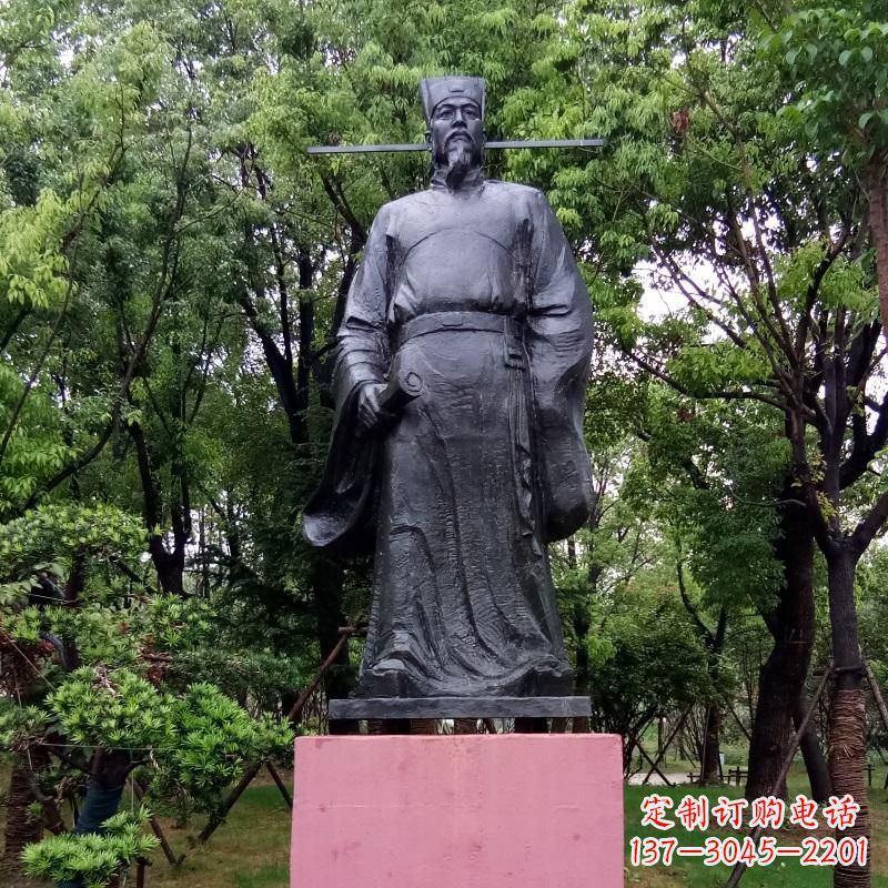 长春铜雕陶渊明——传承古代文学精髓