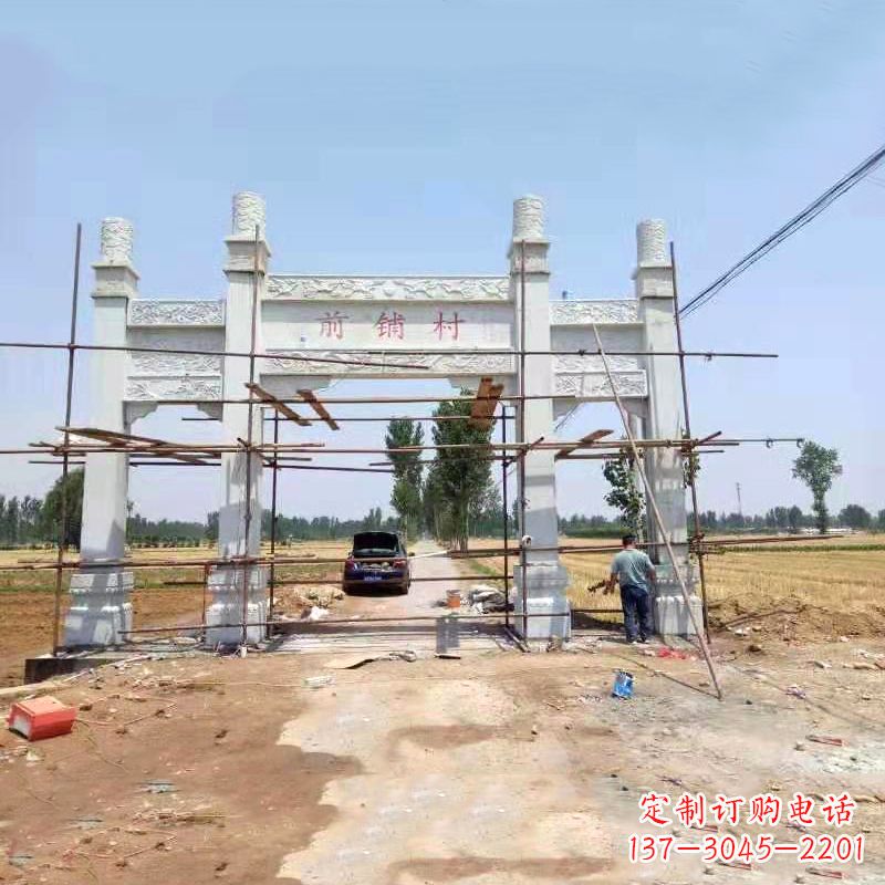 长春古老传统——牌坊雕塑