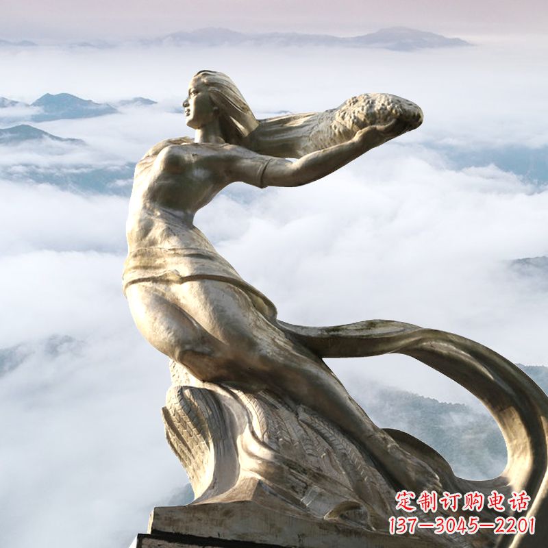 长春女娲补天——神话中的传奇雕塑