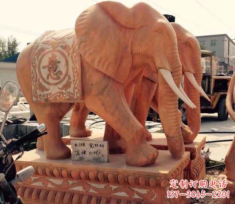 长春大象雕塑 传承古典文化的艺术精品
