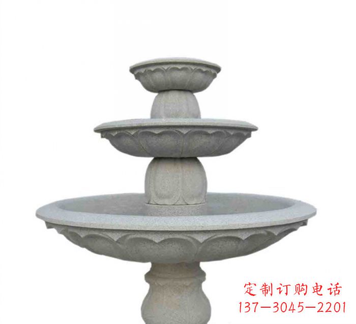 长春大理石多层喷泉石雕——精美而充满灵性的艺术杰作