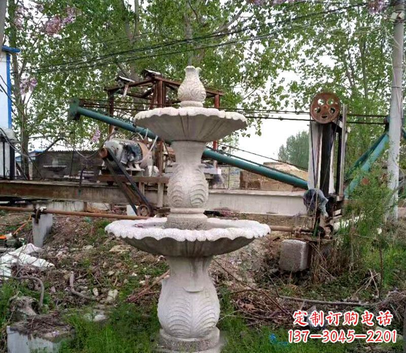 长春大理石多层喷泉石雕雕塑艺术的精美之作