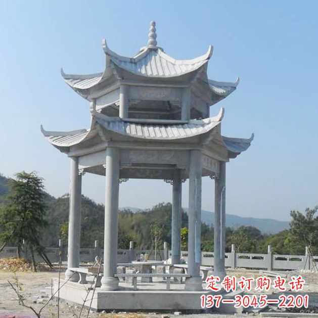 长春高雅大理石凉亭雕塑