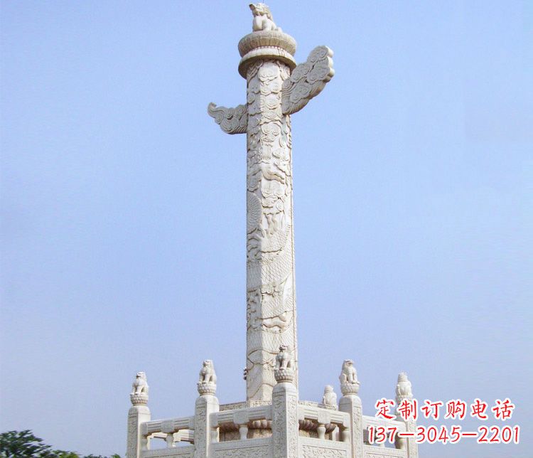 长春大理石华表雕塑