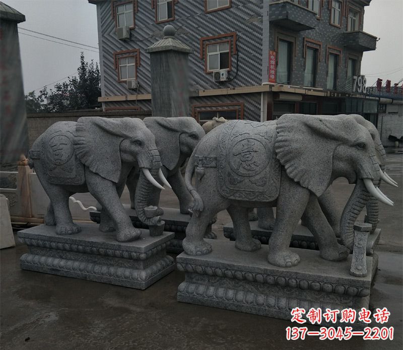 长春唯美雕刻大象雕塑