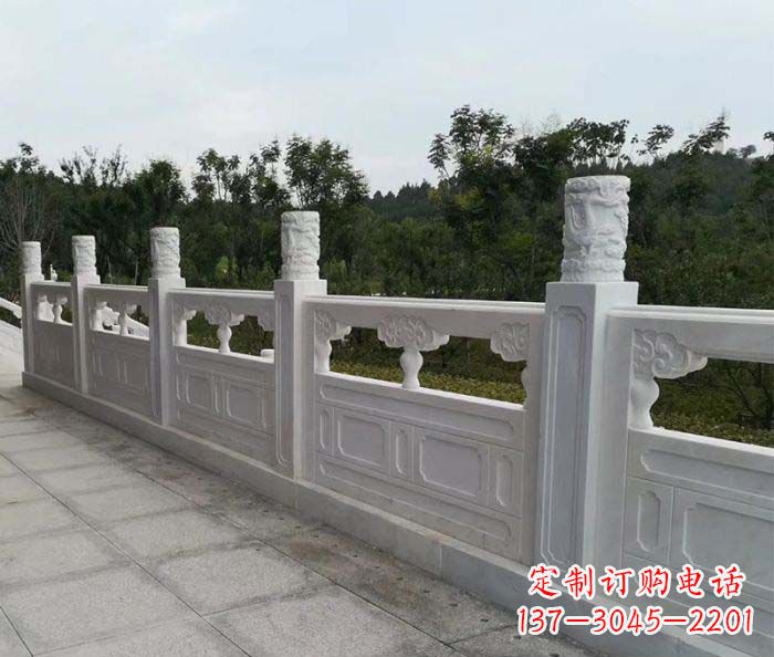 长春精美绝伦大理石栏板雕塑