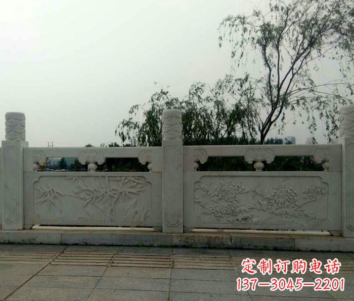 长春精美大理石栏板石雕