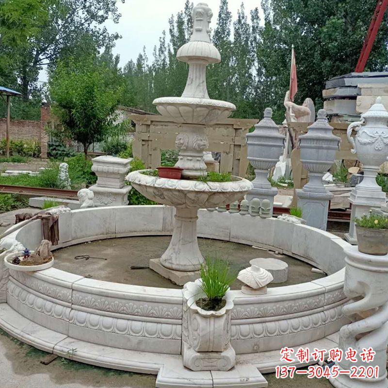 长春大理石流水喷泉石雕