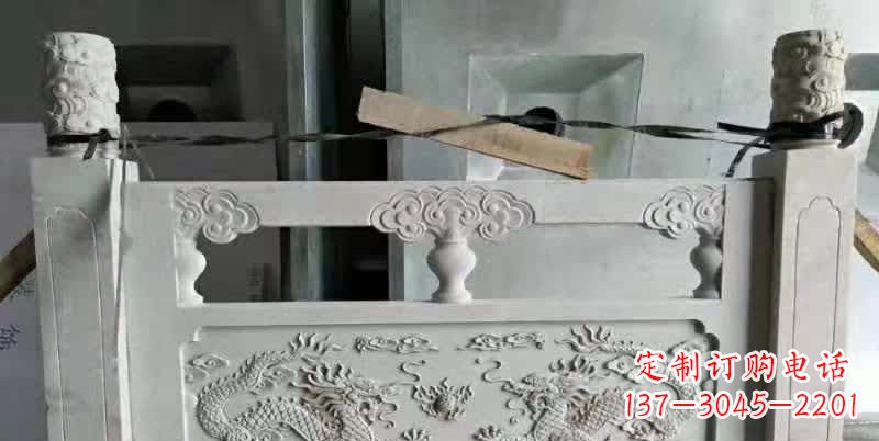 长春大理石龙浮雕栏板雕塑