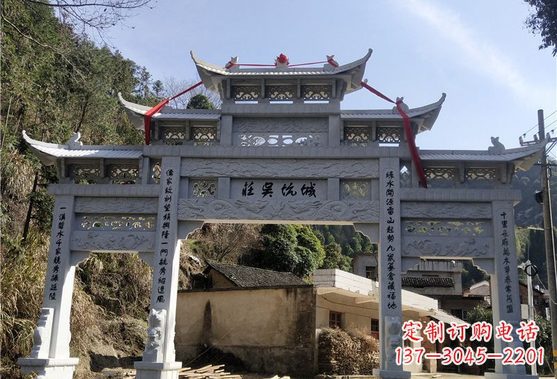 长春大理石牌坊雕塑尊贵雕塑，永久保存