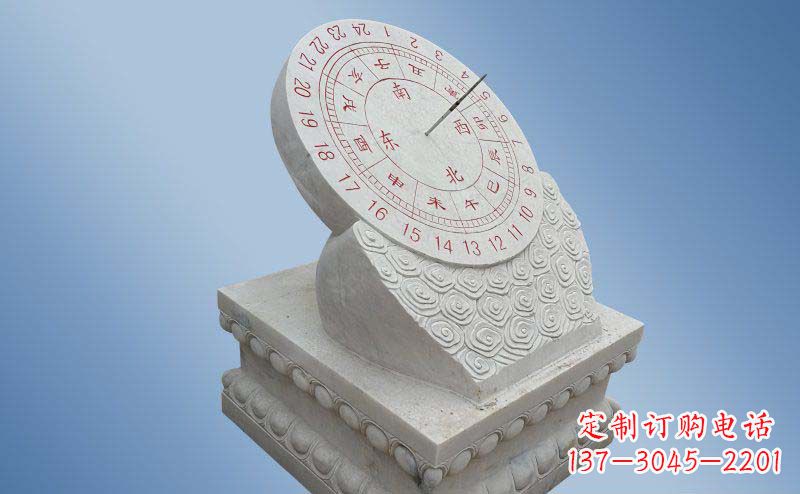 长春精致古典大理石日晷雕塑