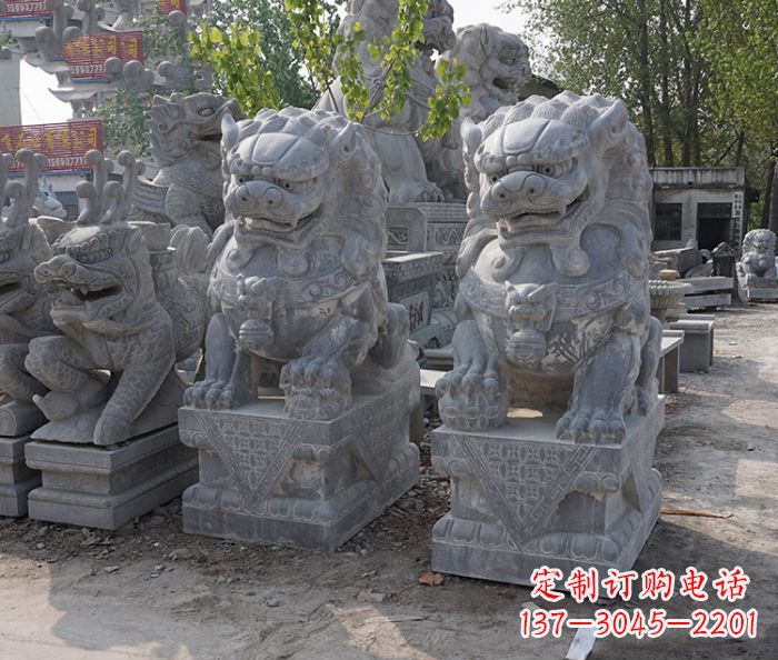 长春大理石狮子雕塑