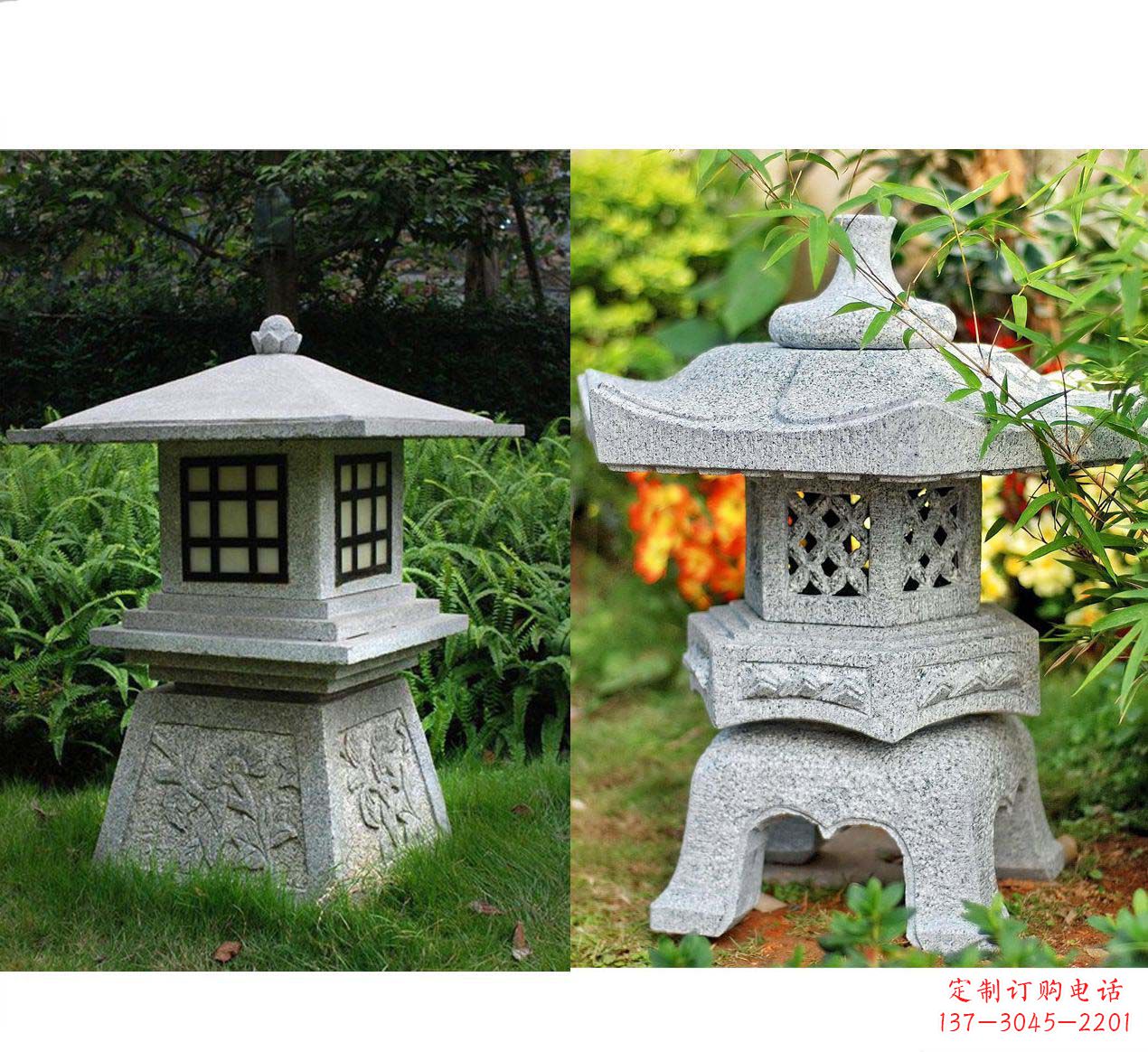 长春精美大理石石灯雕塑