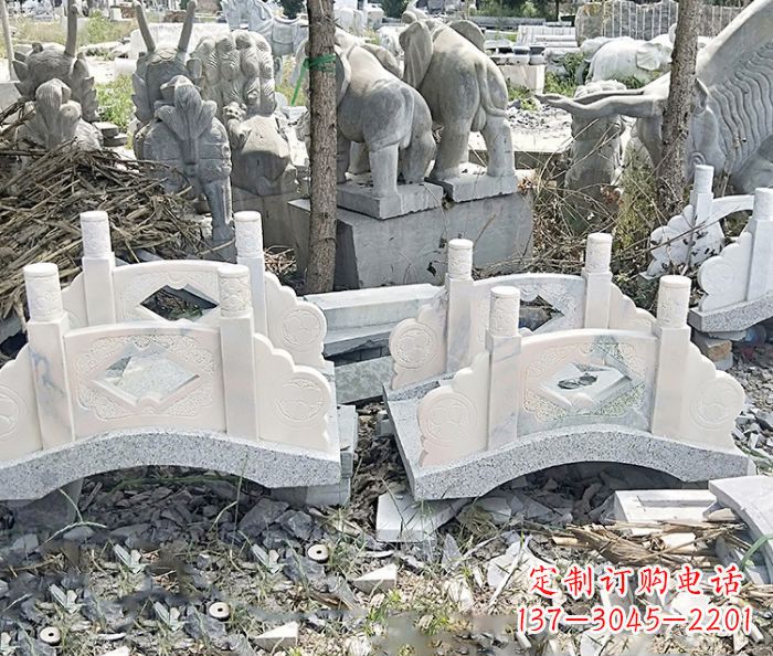 长春精美大理石拱桥雕塑