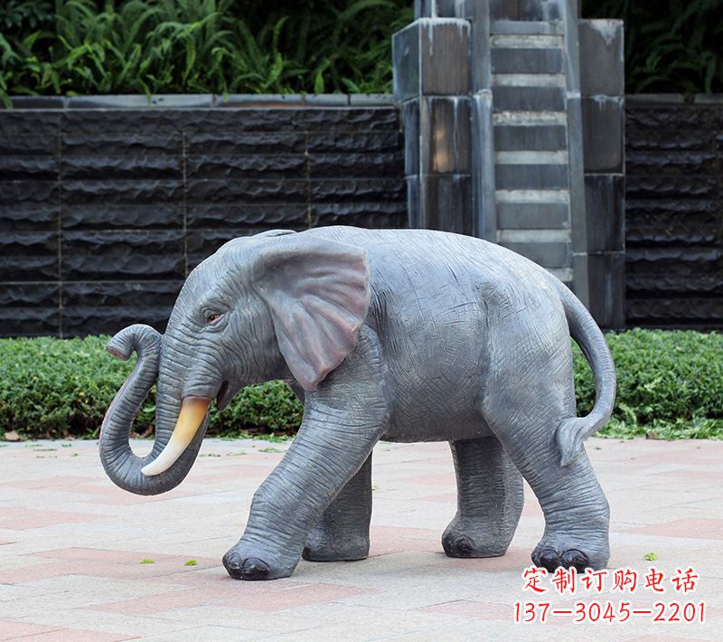 长春精美大象石雕
