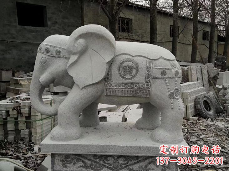 长春古典风格大象雕塑