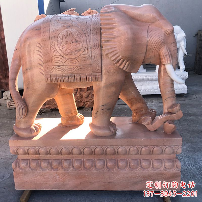 长春精美大象石雕