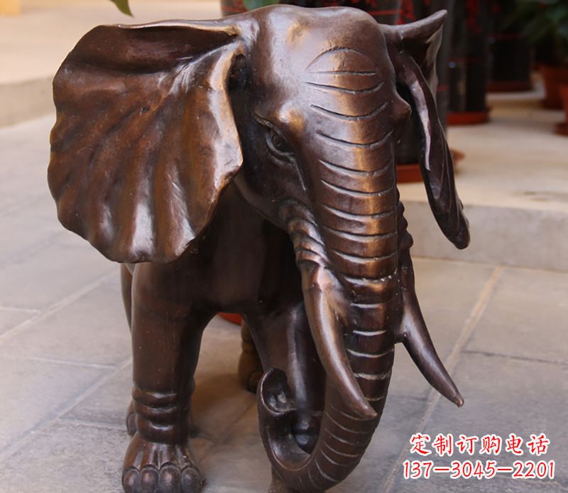长春大象铜雕塑