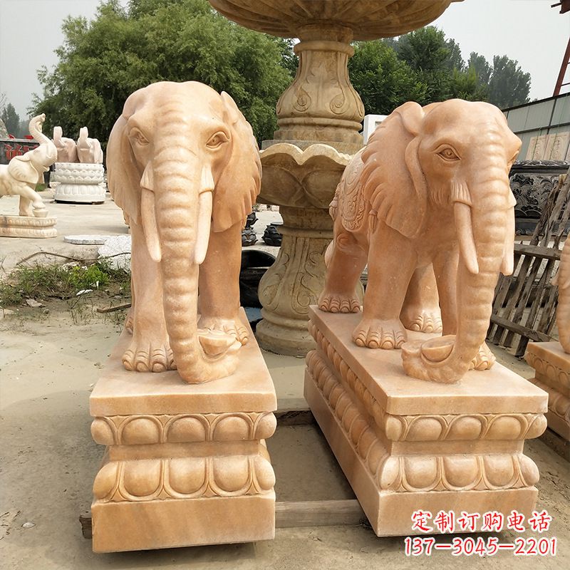 长春大象石雕艺术品