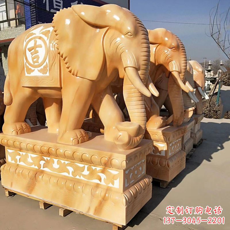 长春以大象雕塑点缀你的风水