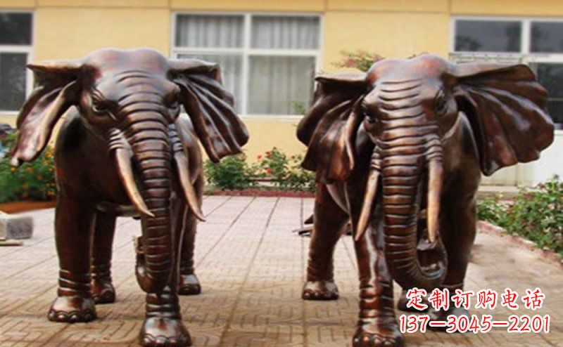 长春大象铜雕艺术塑像