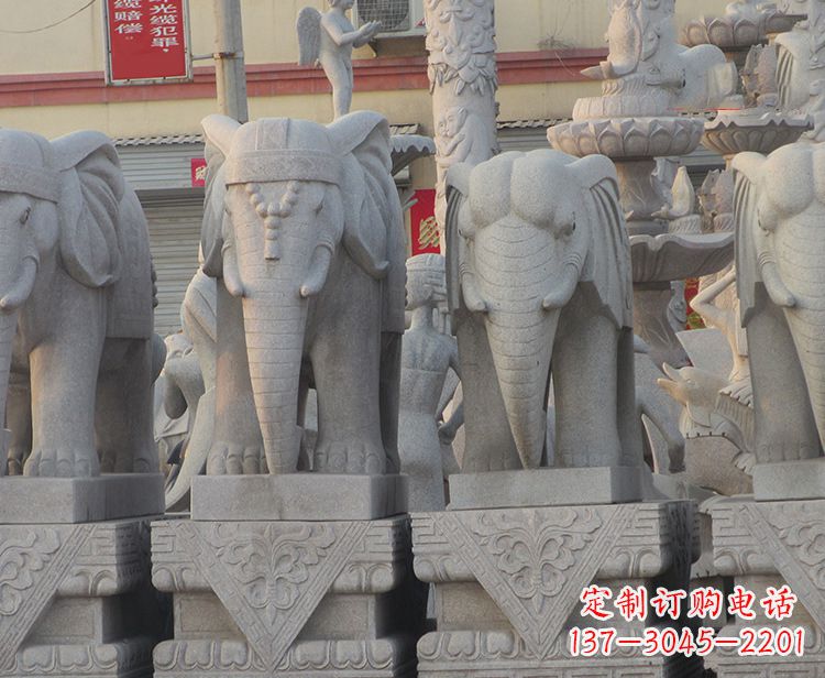 长春大象雕塑——唤醒古老传统的精美石艺