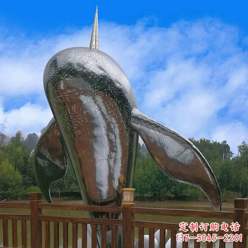 长春大型不锈钢动物雕塑