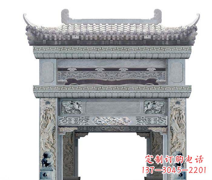 长春精美石雕牌坊雕塑