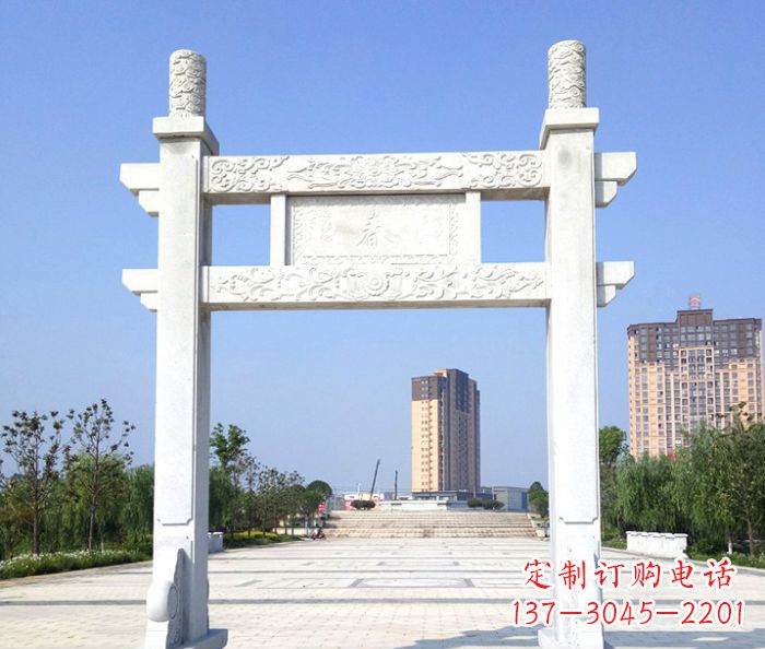 长春石牌楼雕塑——精美的浓缩艺术